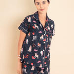 Rönner Loyal Luck PJ's Set | Short Sleeve | Midnight Blue - Rönner - Equiluxe Tack