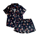 Rönner Loyal Luck PJ's Set | Short Sleeve | Midnight Blue - Rönner - Equiluxe Tack