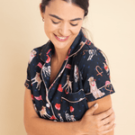 Rönner Loyal Luck PJ's Set | Short Sleeve | Midnight Blue - Rönner - Equiluxe Tack