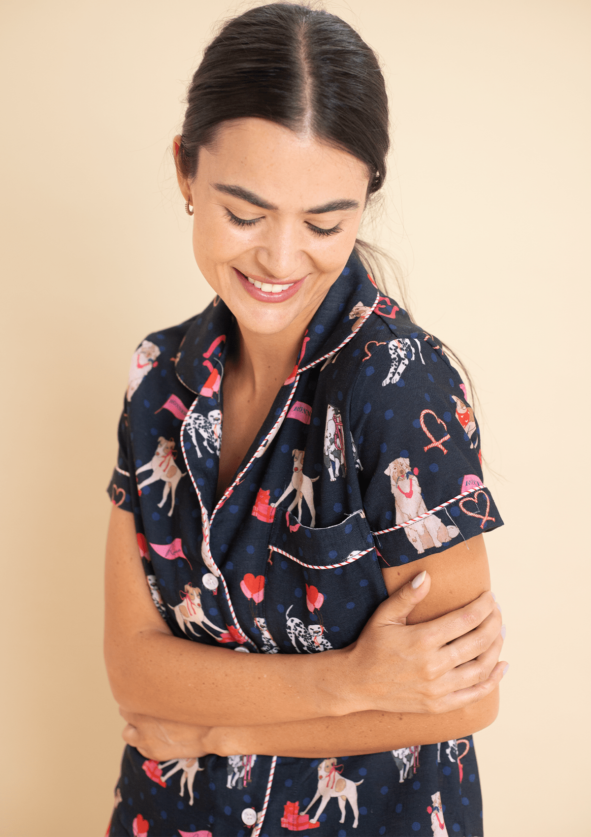 Rönner Loyal Luck PJ's Set | Short Sleeve | Midnight Blue - Rönner - Equiluxe Tack