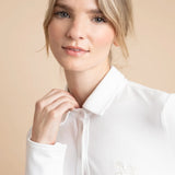 Ronner Lucia Cotton Polo - Shirt Long Sleeve | Teal - Rönner - Equiluxe Tack