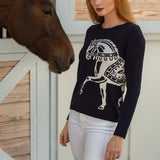 Rönner Martina Sweater | Navy - Rönner - Equiluxe Tack