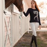 Rönner Martina Sweater | Navy - Rönner - Equiluxe Tack
