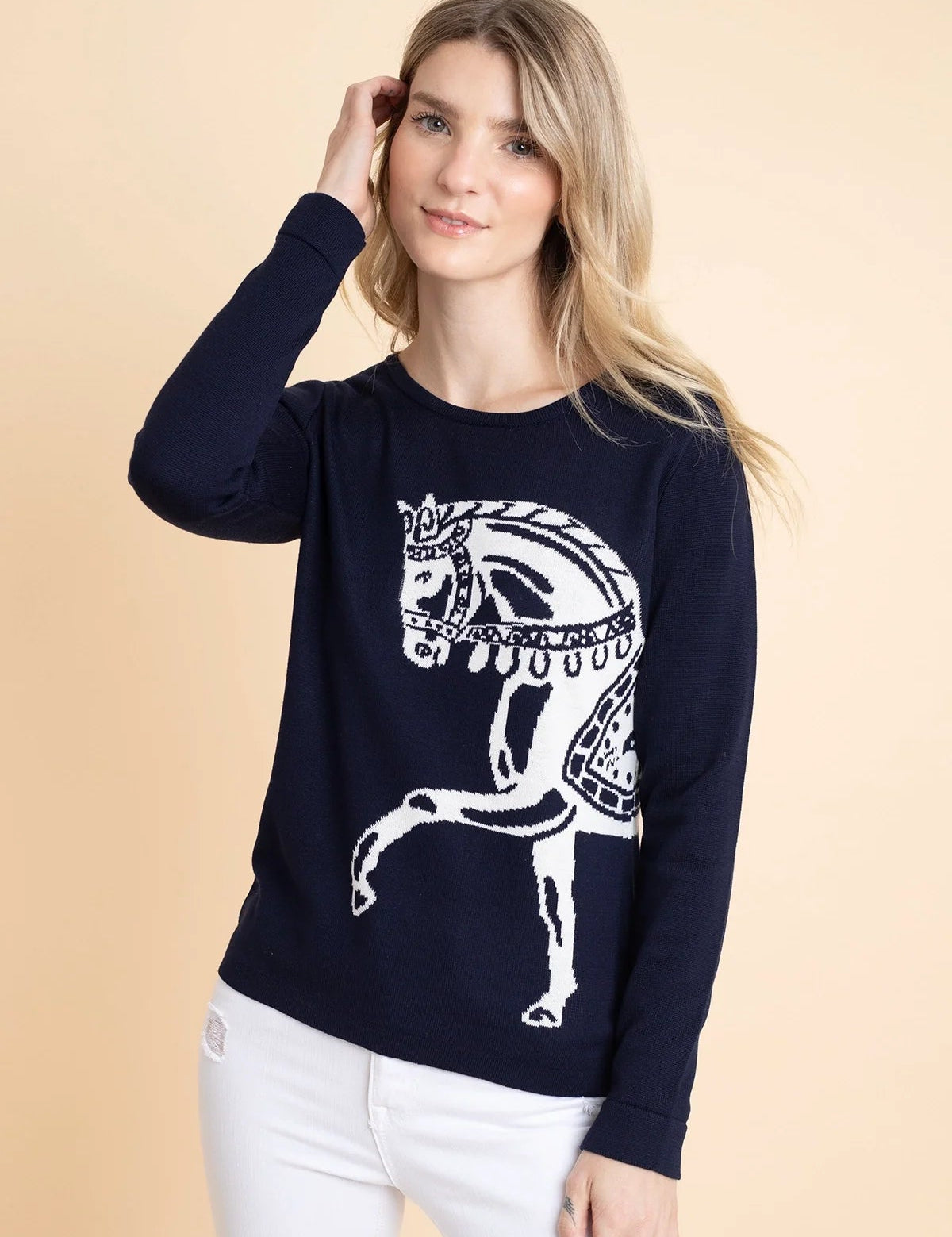 Rönner Martina Sweater | Navy - Rönner - Equiluxe Tack