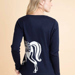 Rönner Martina Sweater | Navy - Rönner - Equiluxe Tack
