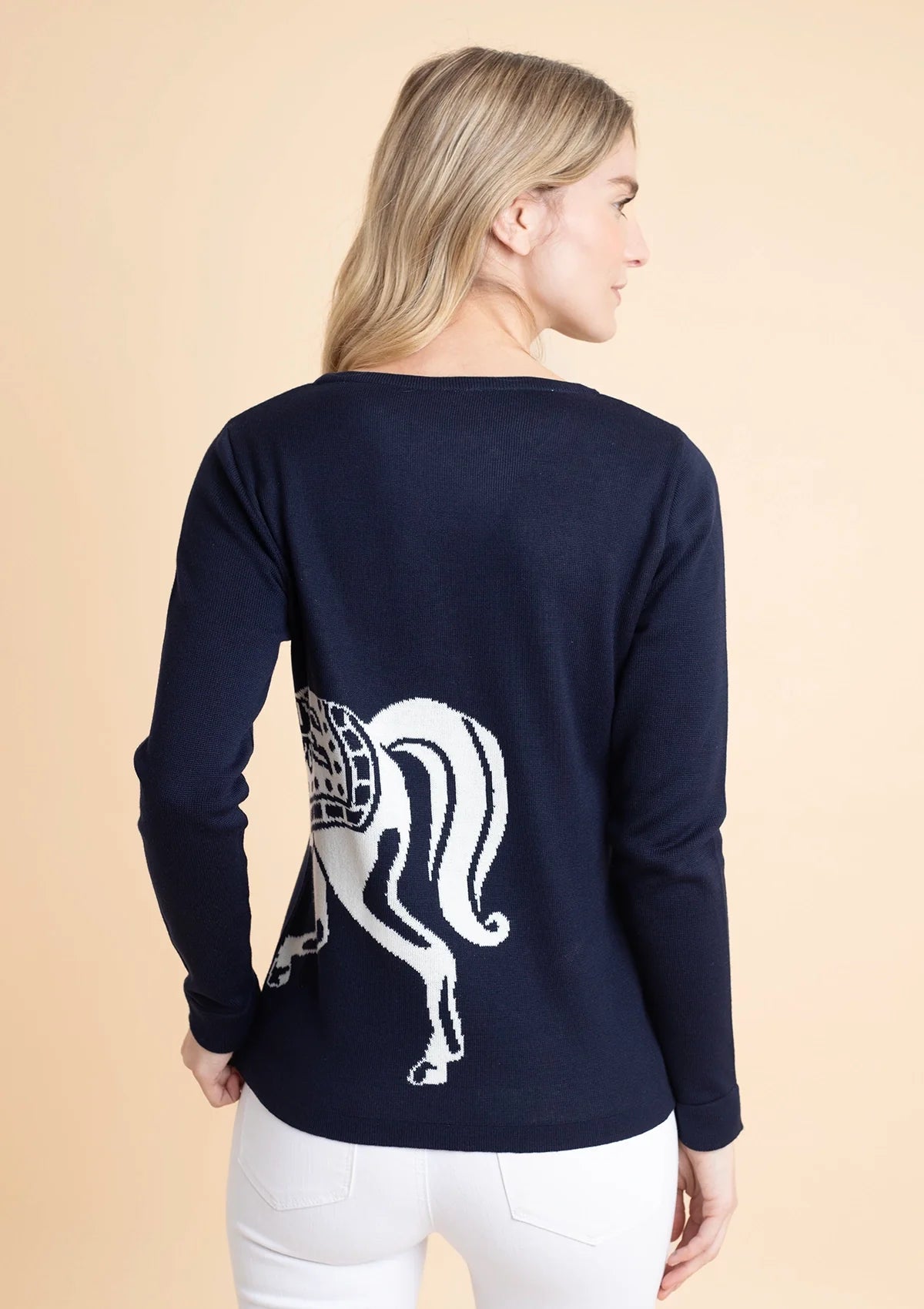Rönner Martina Sweater | Navy - Rönner - Equiluxe Tack