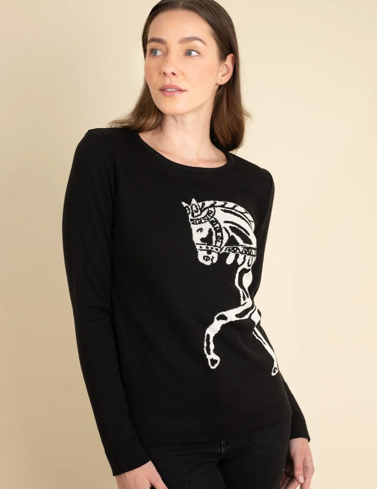 Rönner Martina Sweater | Noir - Rönner - Equiluxe Tack