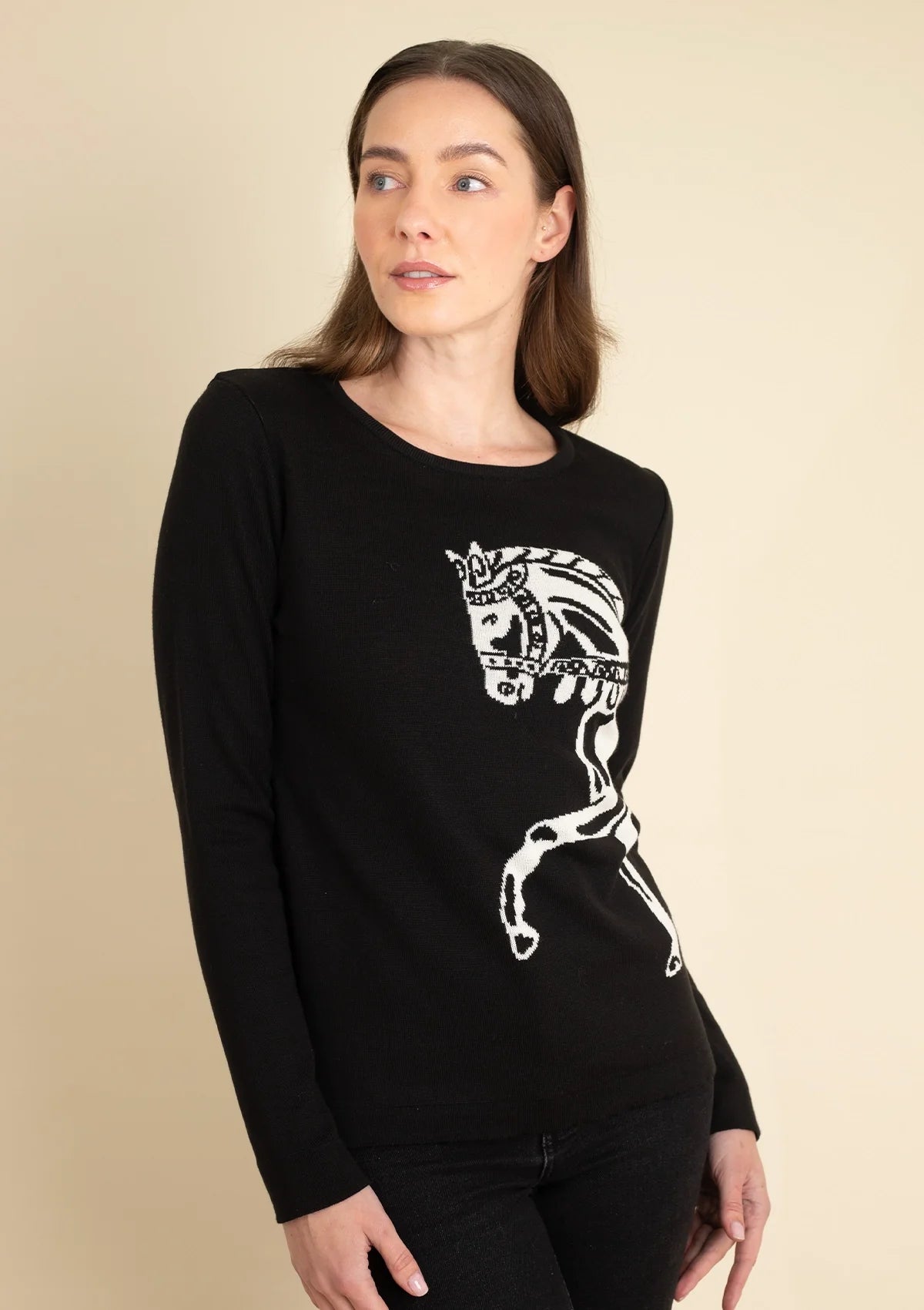 Rönner Martina Sweater | Noir - Rönner - Equiluxe Tack