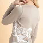 Rönner Martina Sweater | Taupe - Rönner - Equiluxe Tack