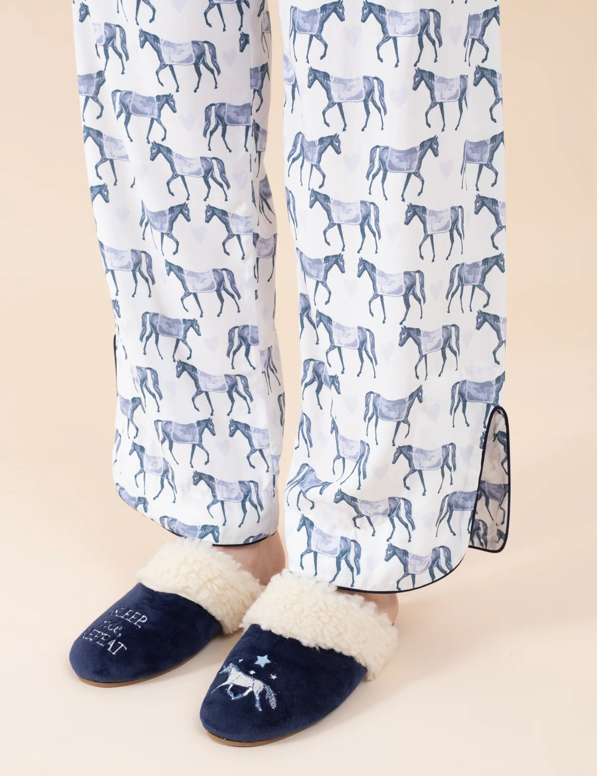 Rönner Midnight Horse Slippers | Navy - Rönner - Equiluxe Tack