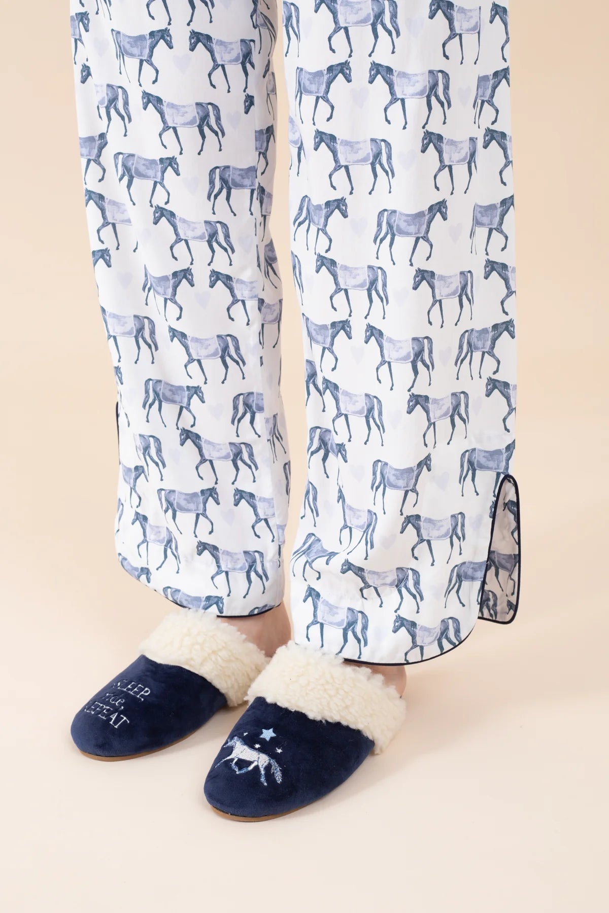 Rönner Midnight Horse Slippers | Navy - Rönner - Equiluxe Tack