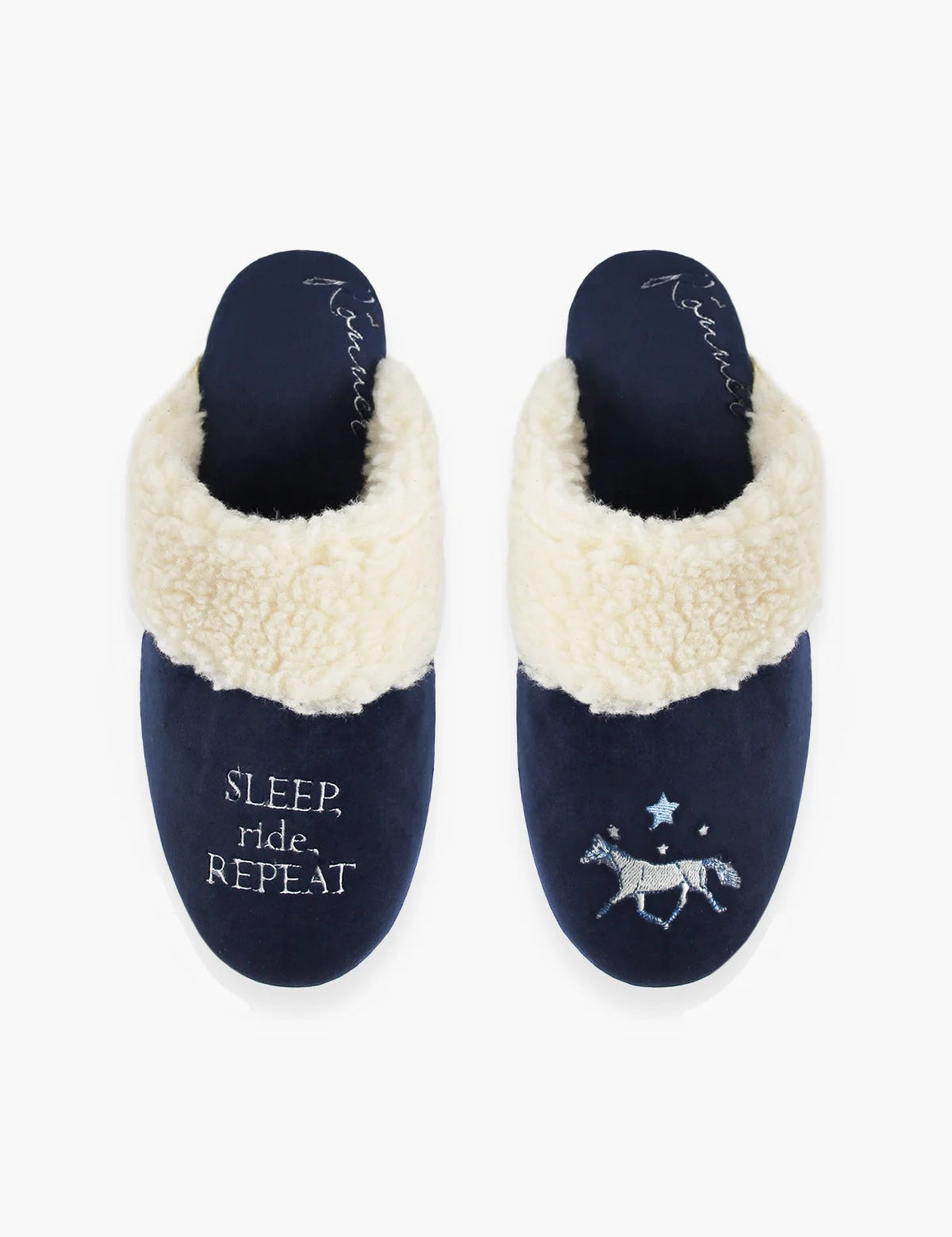Rönner Midnight Horse Slippers | Navy - Rönner - Equiluxe Tack
