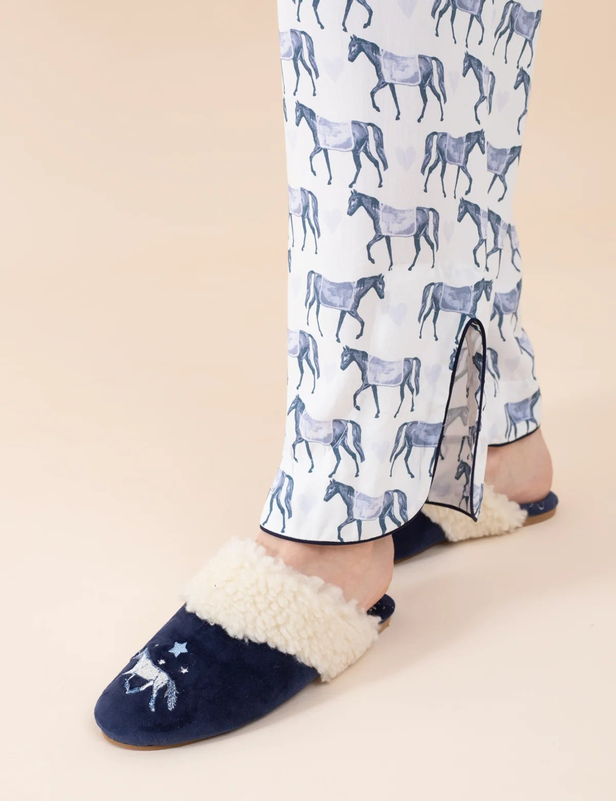 Rönner Midnight Horse Slippers | Navy - Rönner - Equiluxe Tack