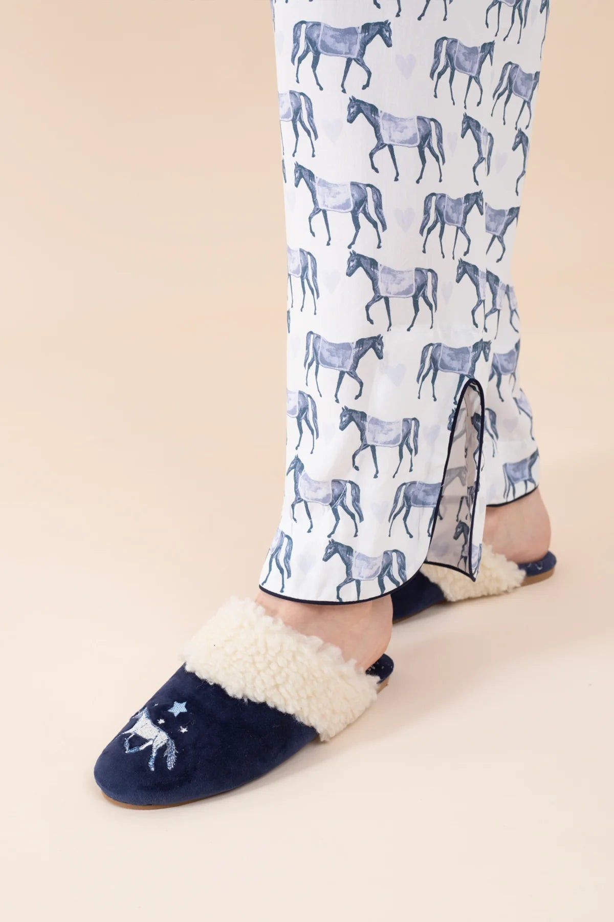 Rönner Midnight Horse Slippers | Navy - Rönner - Equiluxe Tack