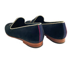 Rönner Mimosa Velvet Slippers | Green Jockey - Rönner - Equiluxe Tack