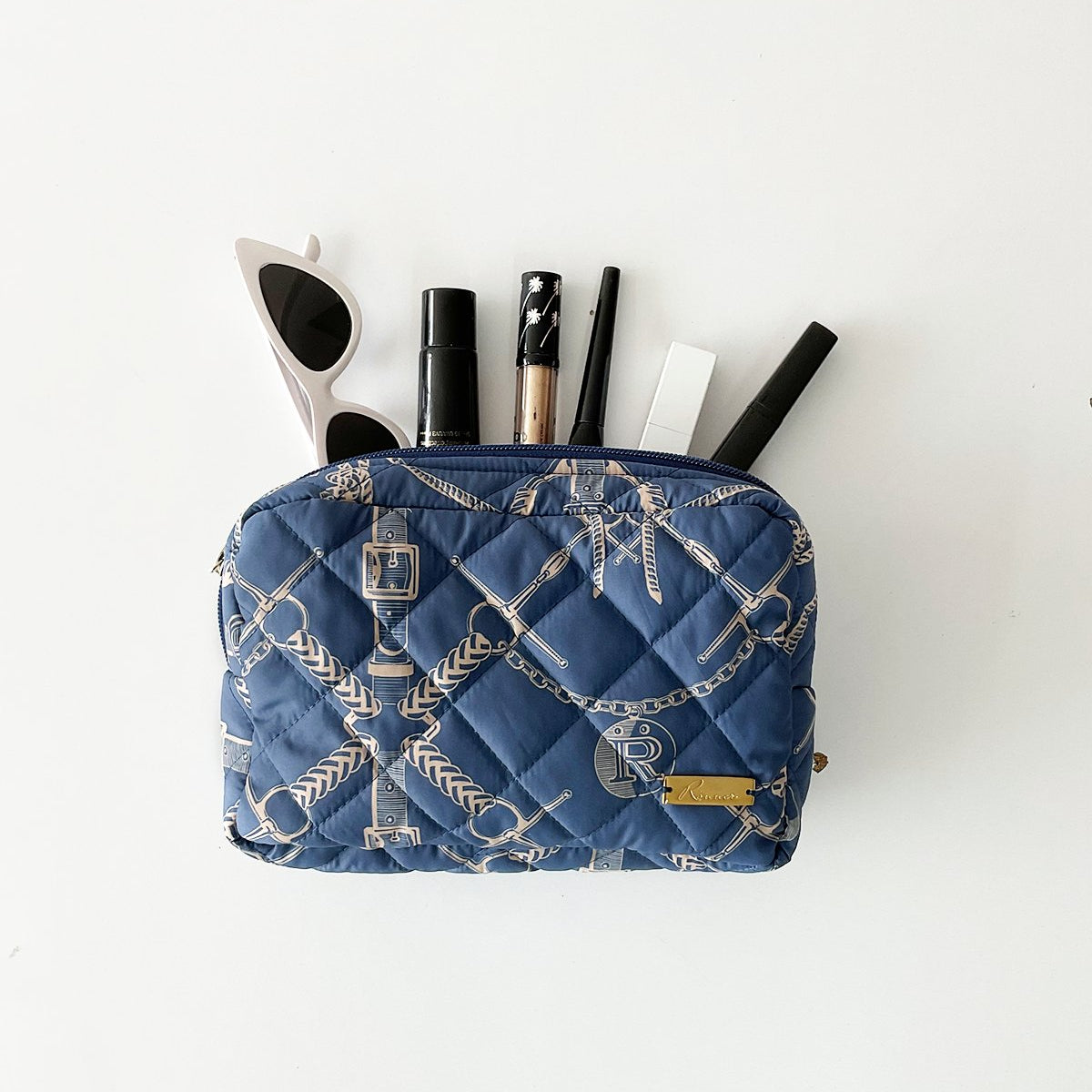 Rönner Morsetti Cosmetic Pouch | Navy - Rönner - Equiluxe Tack