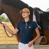 Rönner Nova Cotton Polo - Shirt Short Sleeve | Navy - Rönner - Equiluxe Tack