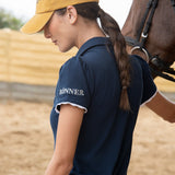 Rönner Nova Cotton Polo - Shirt Short Sleeve | Navy - Rönner - Equiluxe Tack