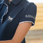 Rönner Nova Cotton Polo - Shirt Short Sleeve | Navy - Rönner - Equiluxe Tack