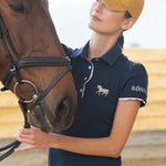 Rönner Nova Cotton Polo - Shirt Short Sleeve | Navy - Rönner - Equiluxe Tack