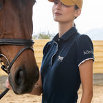 Rönner Nova Cotton Polo - Shirt Short Sleeve | Navy - Rönner - Equiluxe Tack