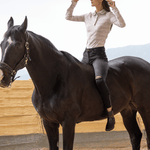Ronner Plume Quarter - Zip | Long Sleeve | Steed Print | Nude - Rönner - Equiluxe Tack