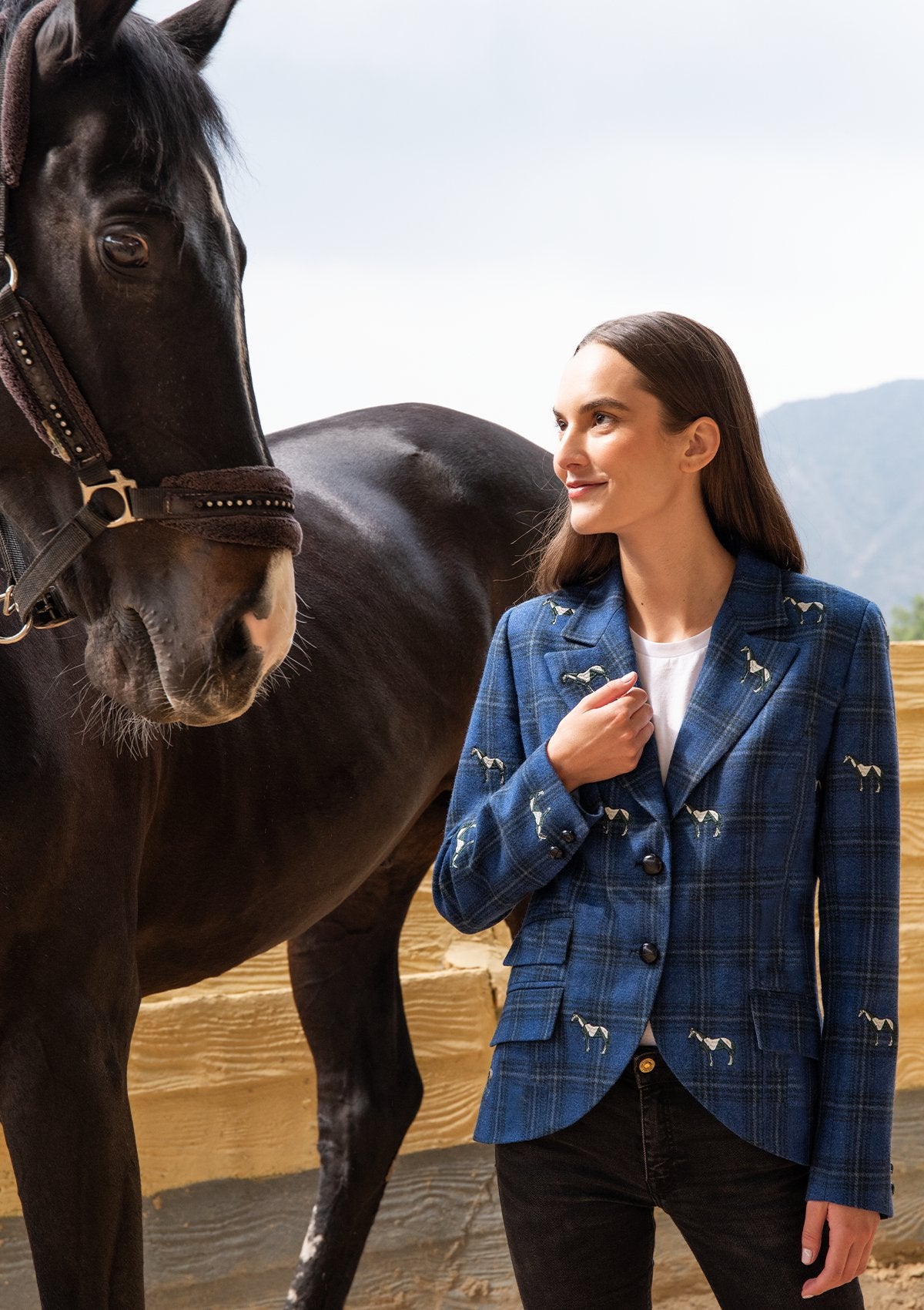 Rönner Scarlet Blazer | Embroidered Italian Wool | Limited Edition - Rönner - Equiluxe Tack