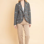 Rönner Scarlet Blazer | Embroidered Italian Wool | Limited Edition | Grey - Rönner - Equiluxe Tack