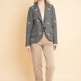 Rönner Scarlet Blazer | Embroidered Italian Wool | Limited Edition | Grey - Rönner - Equiluxe Tack