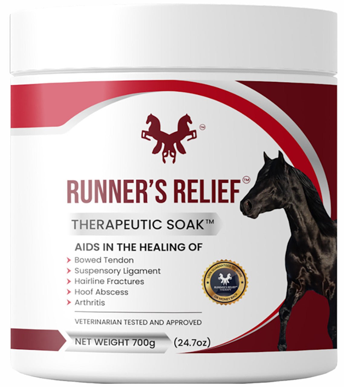 Runners Relief™ Therapeutic Soak™ Powder 700 Grams 45 Day Treatment - Runners Relief - Equiluxe Tack