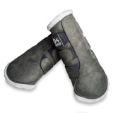 Sage Green Suede Brushing Boots - Equestroom - Equiluxe Tack