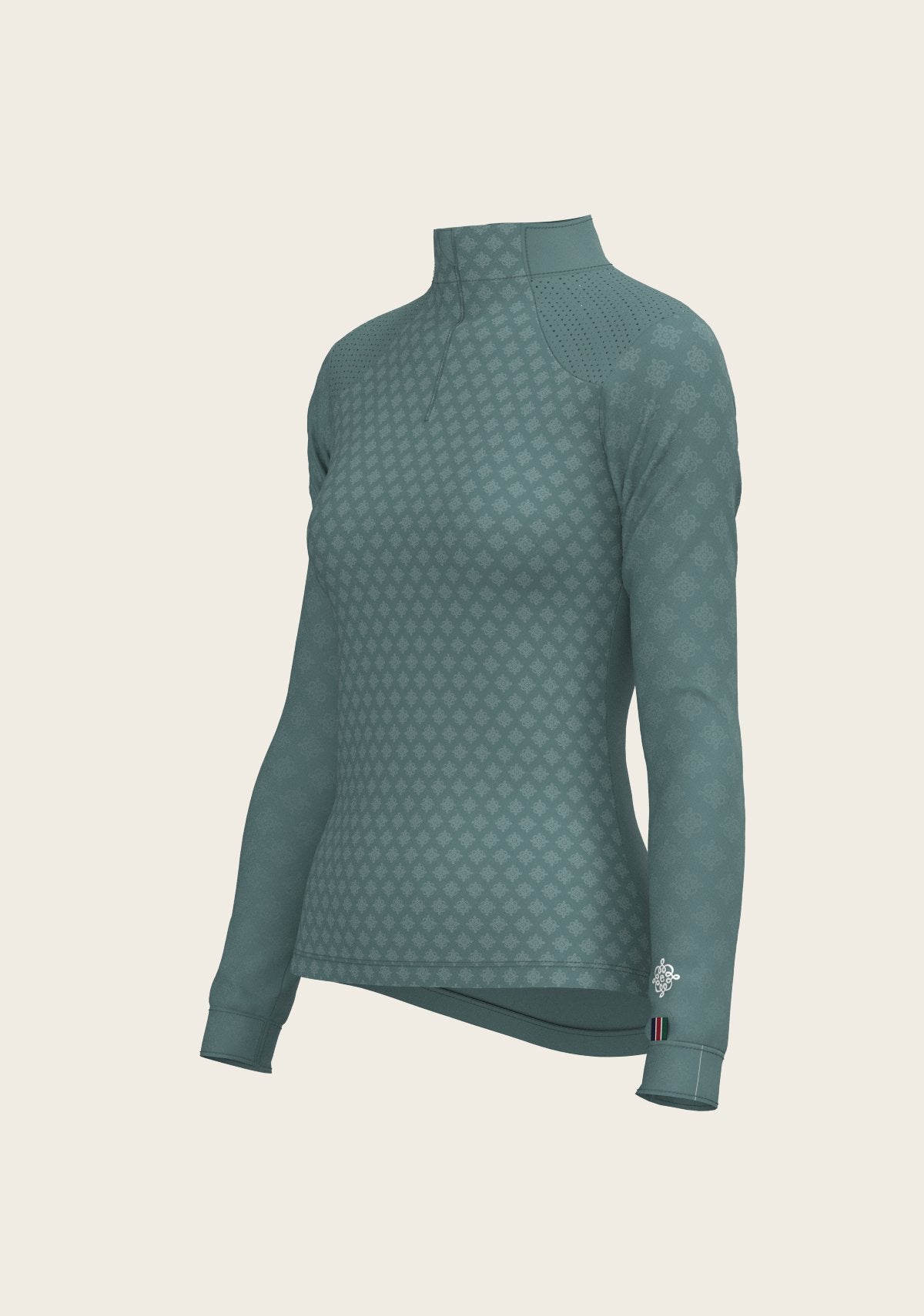 Sage/Teal Sport Sun Shirt - Espoir Equestrian - Equiluxe Tack