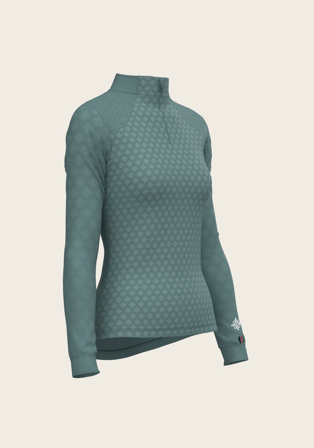 Sage/Teal Sport Sun Shirt - Espoir Equestrian - Equiluxe Tack