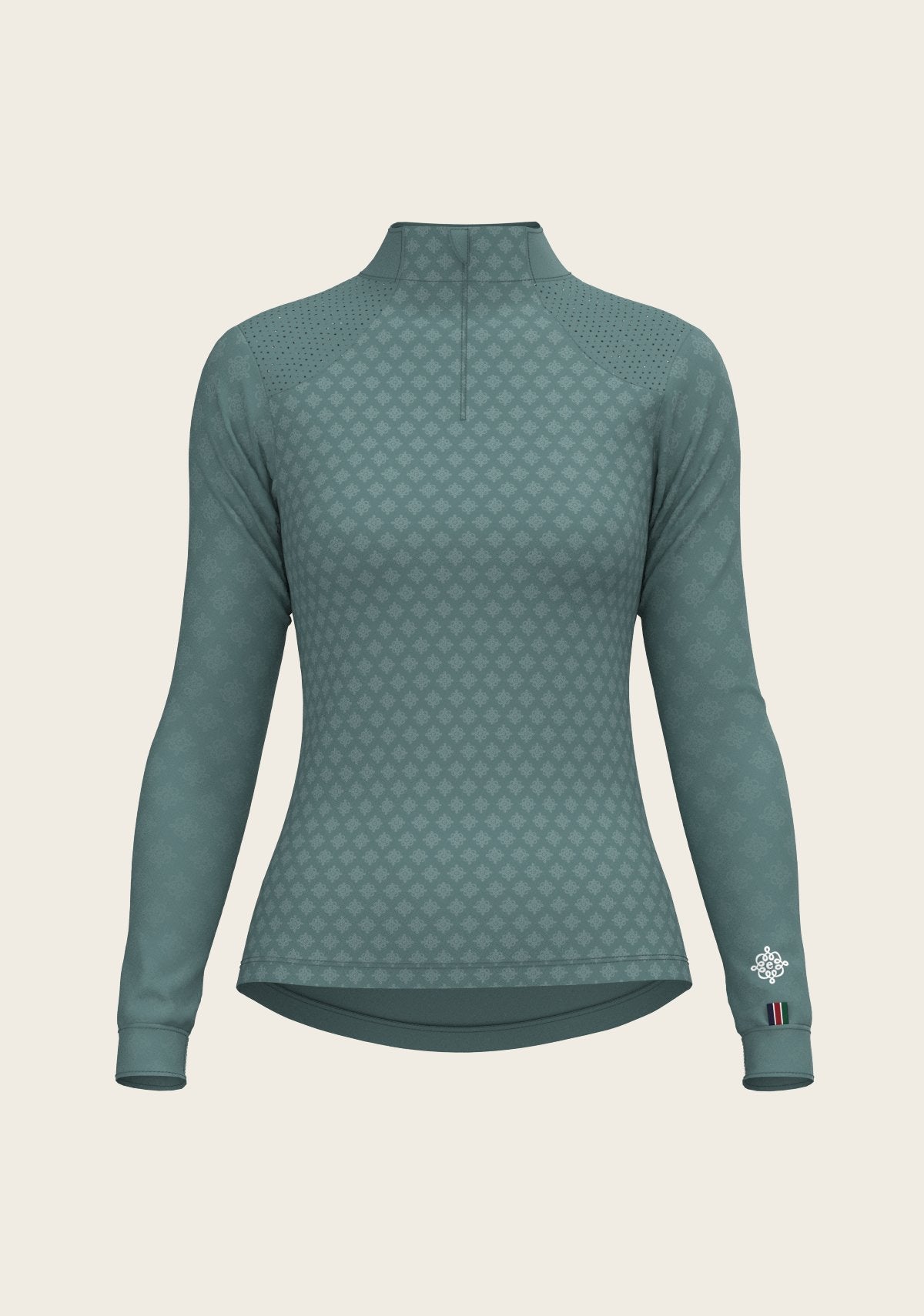 Sage/Teal Sport Sun Shirt - Espoir Equestrian - Equiluxe Tack