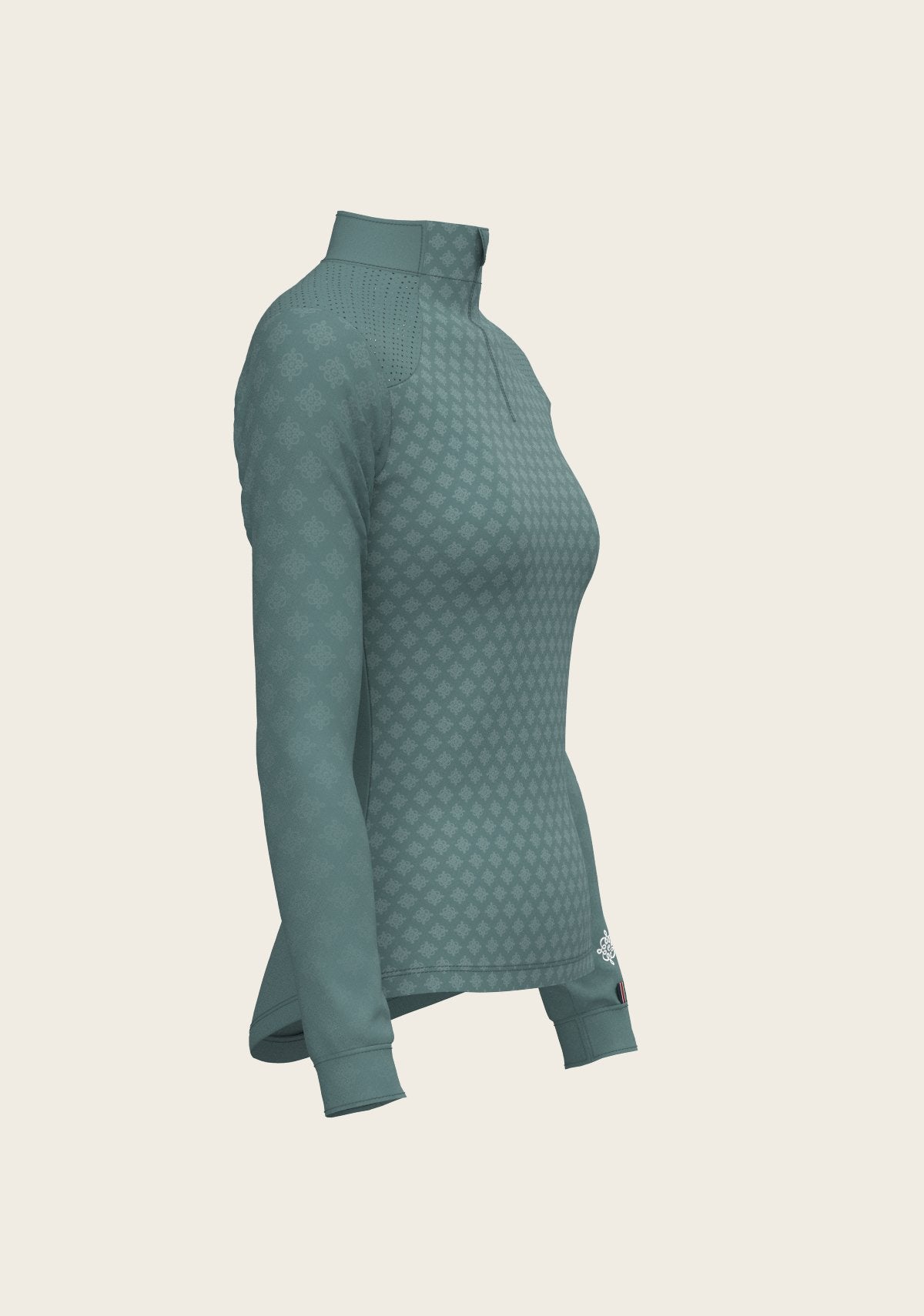 Sage/Teal Sport Sun Shirt - Espoir Equestrian - Equiluxe Tack