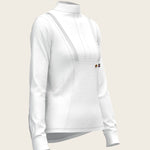 Short Pleated Long Sleeve Show Shirt - Espoir Equestrian - Equiluxe Tack