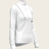 Short Pleated Long Sleeve Show Shirt - Espoir Equestrian - Equiluxe Tack