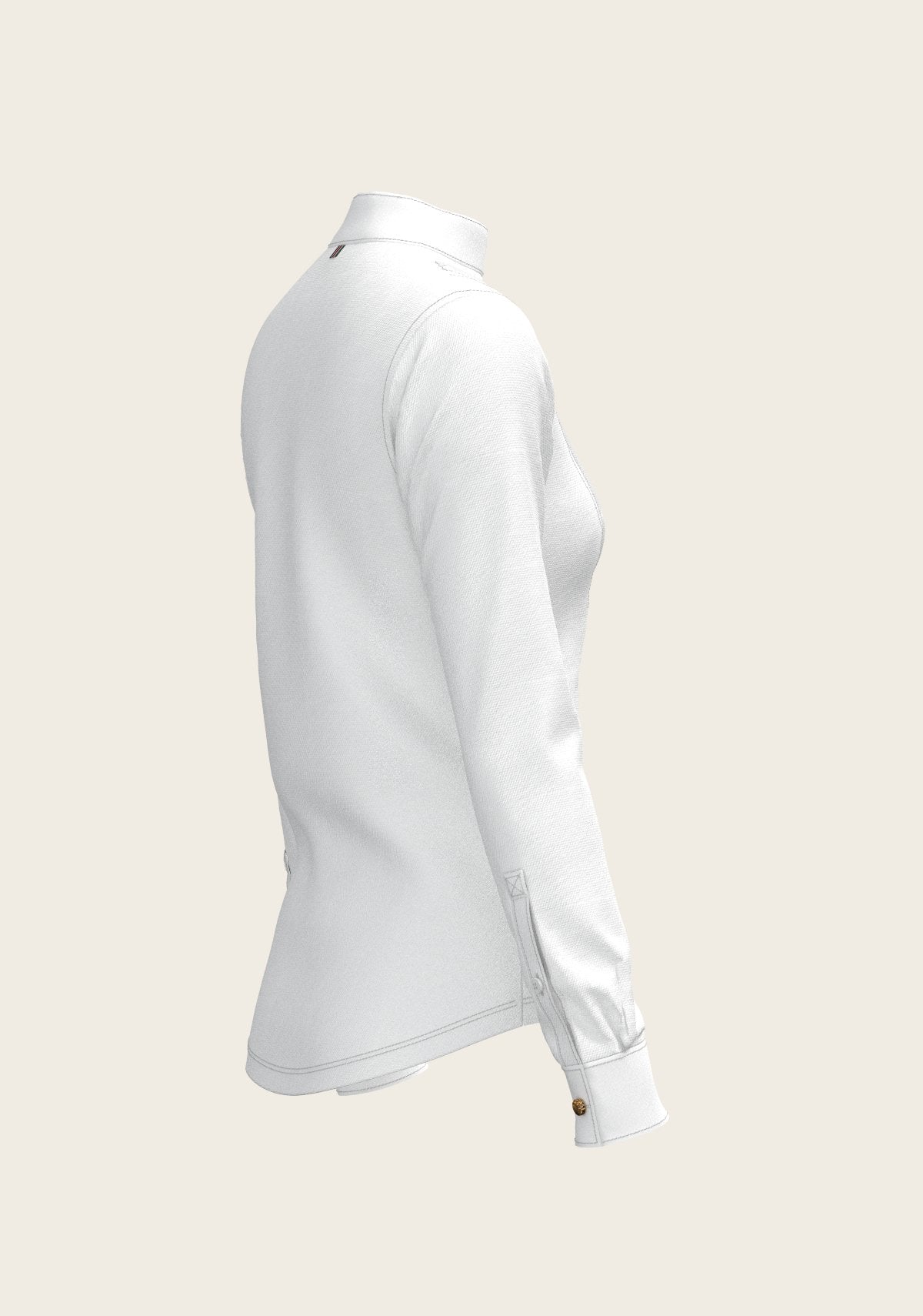 Short Pleated Long Sleeve Show Shirt - Espoir Equestrian - Equiluxe Tack