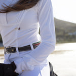 Short Pleated Long Sleeve Show Shirt - Espoir Equestrian - Equiluxe Tack