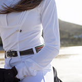 Short Pleated Long Sleeve Show Shirt - Espoir Equestrian - Equiluxe Tack