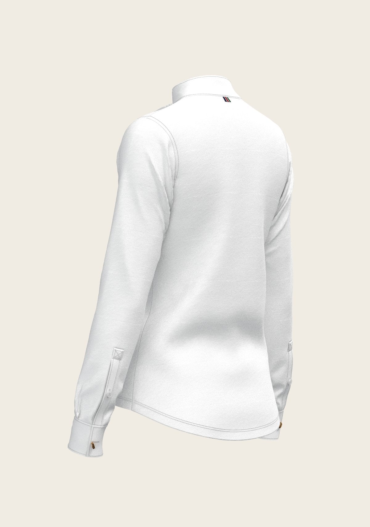 Short Pleated Long Sleeve Show Shirt - Espoir Equestrian - Equiluxe Tack