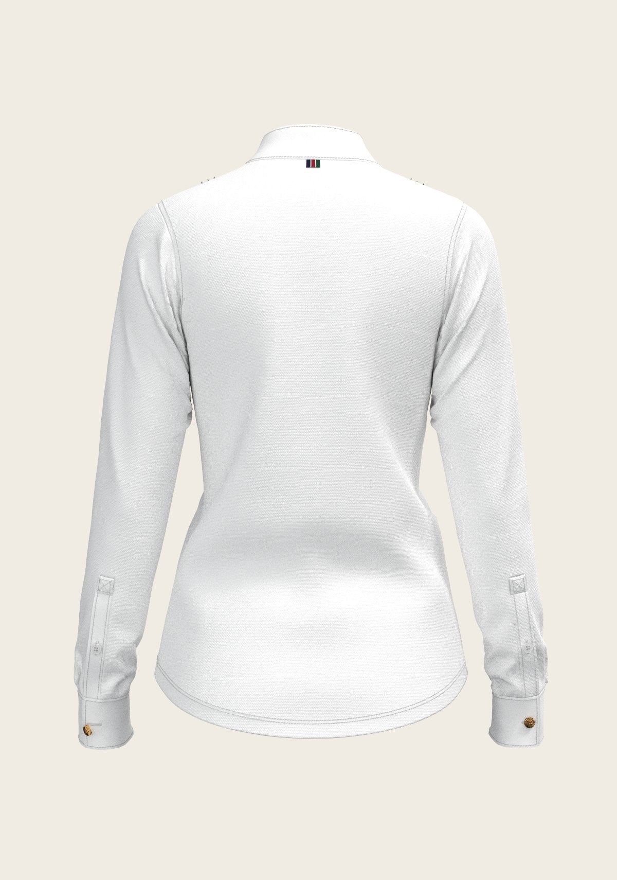 Short Pleated Long Sleeve Show Shirt - Espoir Equestrian - Equiluxe Tack