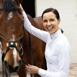 Short Pleated Long Sleeve Show Shirt - Espoir Equestrian - Equiluxe Tack