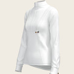 Short Pleated Long Sleeve Show Shirt - Espoir Equestrian - Equiluxe Tack