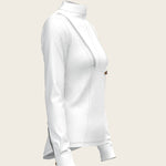 Short Pleated Long Sleeve Show Shirt - Espoir Equestrian - Equiluxe Tack