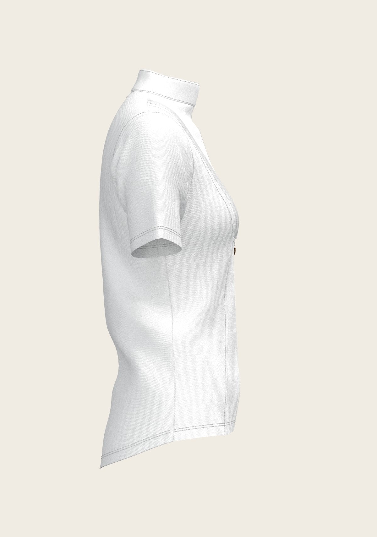 Short Pleated Short Sleeve Show Shirt - Espoir Equestrian - Equiluxe Tack