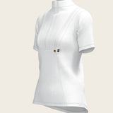 Short Pleated Short Sleeve Show Shirt - Espoir Equestrian - Equiluxe Tack