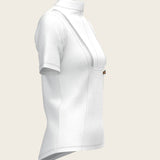 Short Pleated Short Sleeve Show Shirt - Espoir Equestrian - Equiluxe Tack