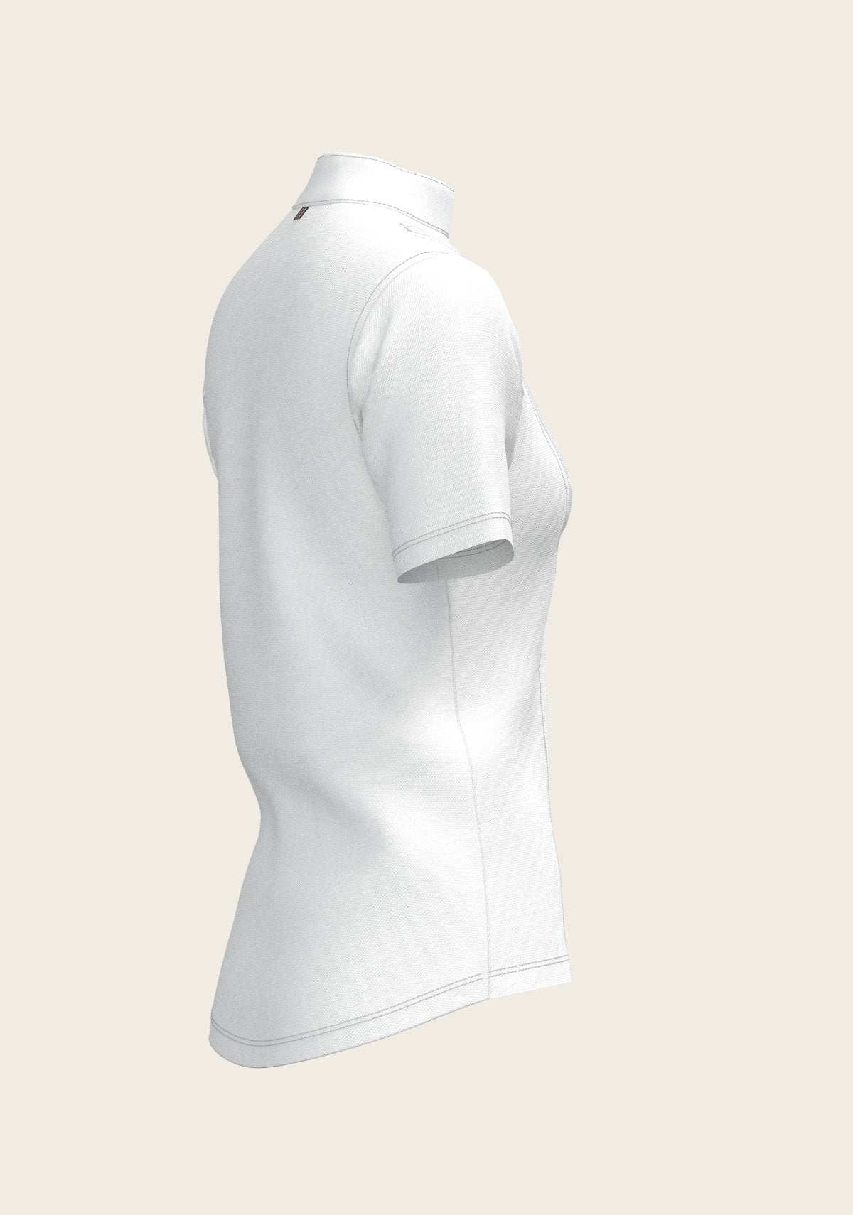 Short Pleated Short Sleeve Show Shirt - Espoir Equestrian - Equiluxe Tack