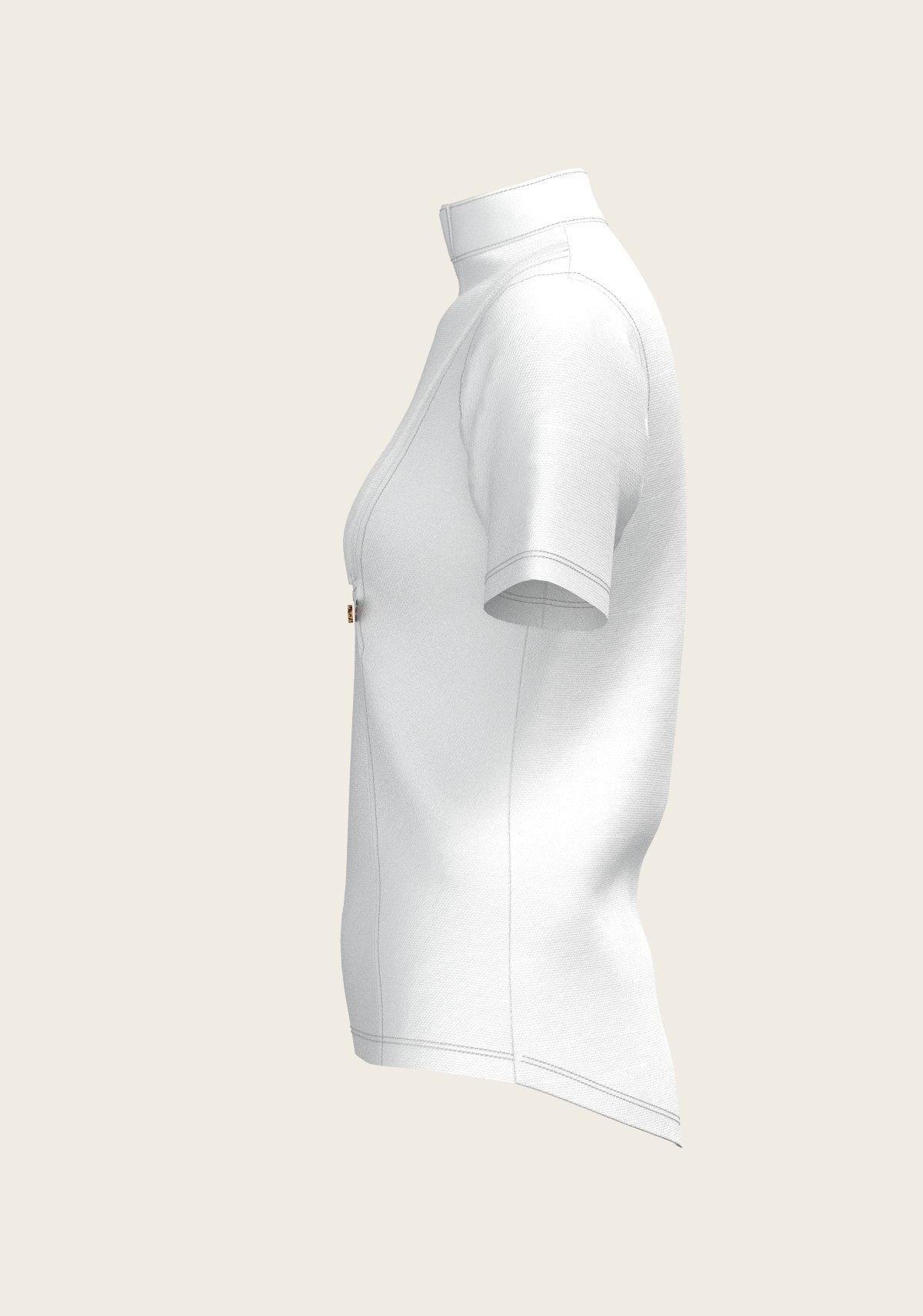 Short Pleated Short Sleeve Show Shirt - Espoir Equestrian - Equiluxe Tack